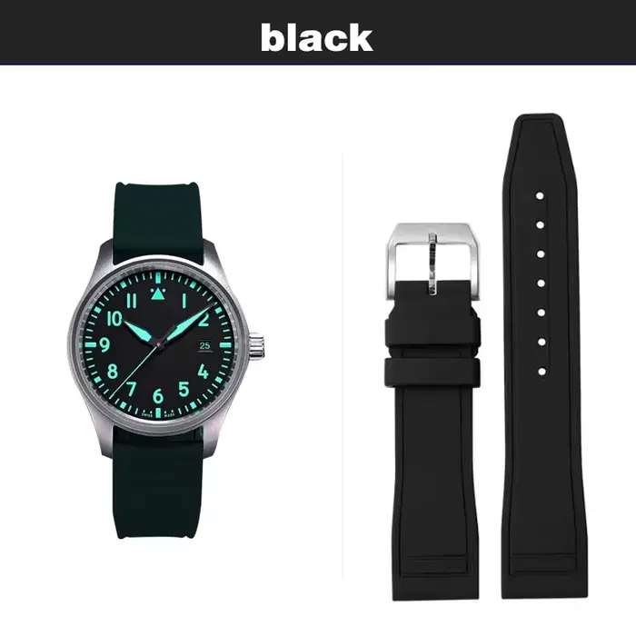 Bracelet de montre en caoutchouc pour IWC Pilot, petit Prince portugais, 20 21 22, accessoires de mo