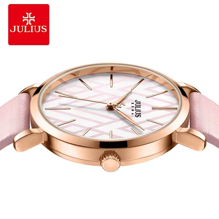 Montre en cuir PU pour femmes