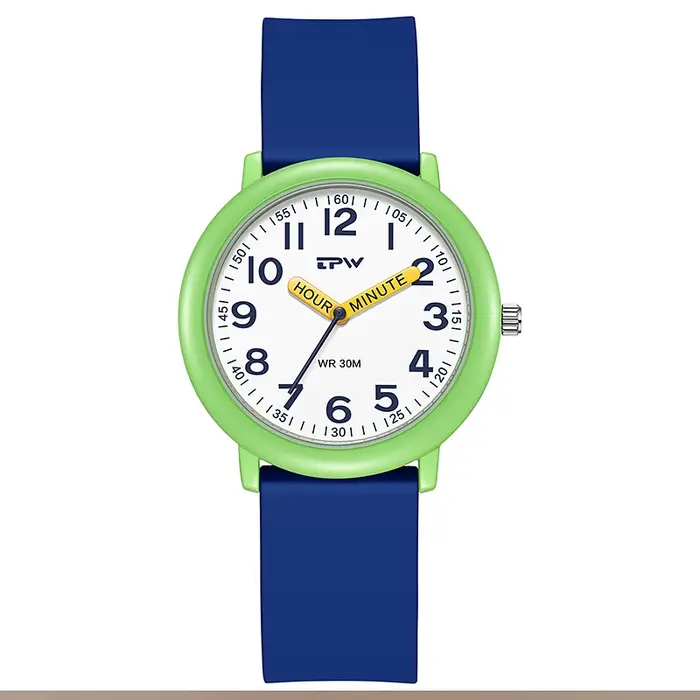 TPW montre d'apprentissage cadran coloré