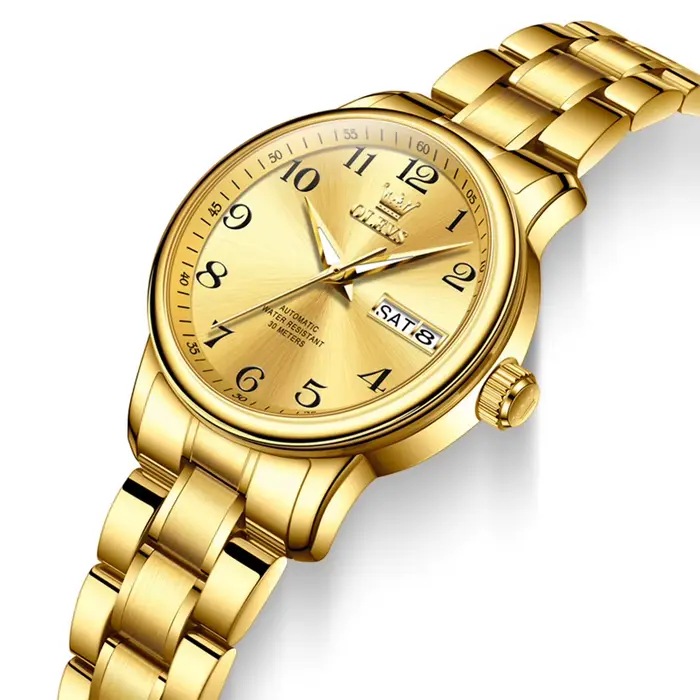 OLEVS montre de luxe pour femme dames élégante montre mécanique automatique étanche lumineux Date mo