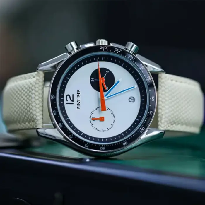 PINTIME montres hommes élégant haut de gamme homme de luxe mouvement automatique Quartz mécanique poignet