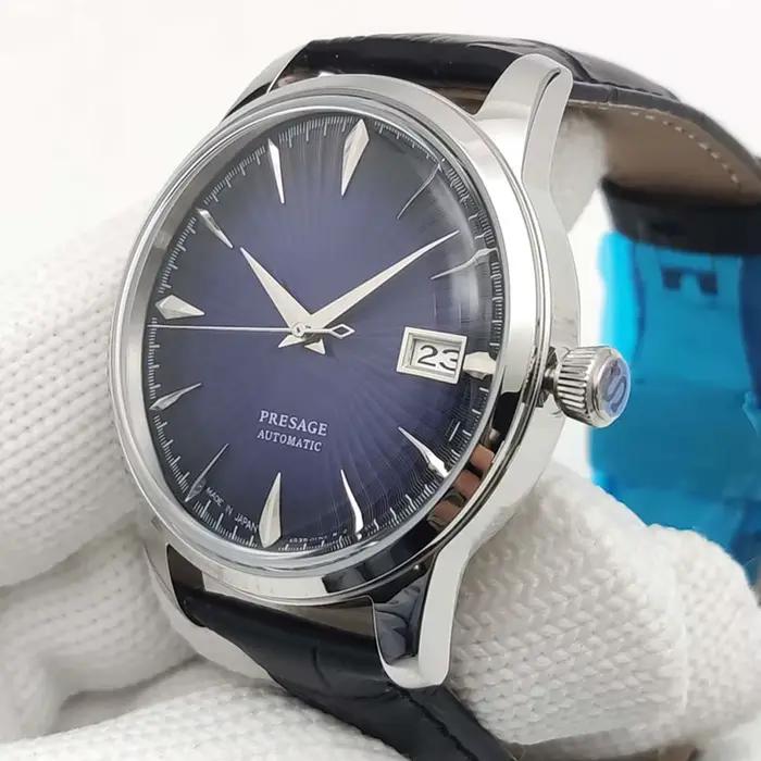 Montre mécanique automatique ronde vintage pour hommes occasionnels élégantes à offrir pour hommes occasions spéciales