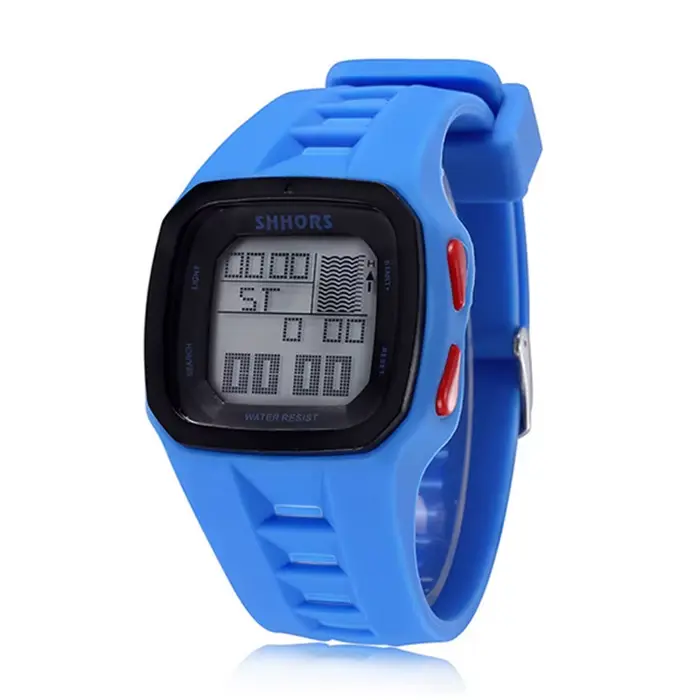 Montre Homme Tendance CE81 à Motif Tendance, Montre Électronique LED Numérique avec Lumière Nocturne