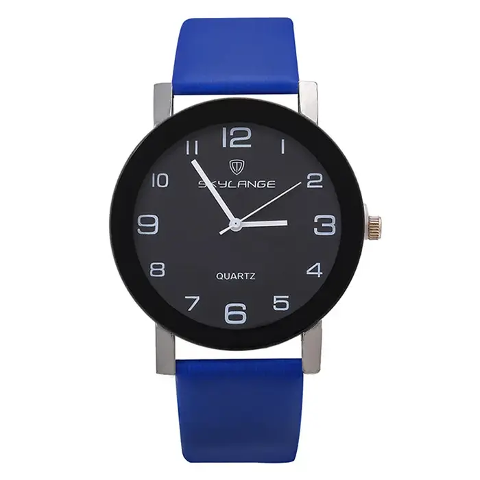 Femmes montre noire offre spéciale bracelet en cuir en acier inoxydable analogique Quartz montre-bracelet dame femme montres décontractées
