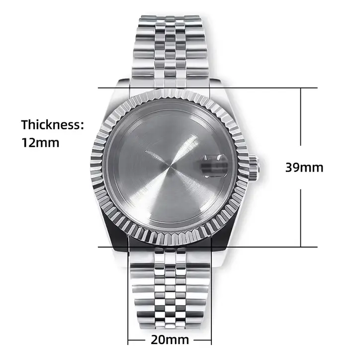 Neiton – boîtier de montre en verre saphir pour hommes