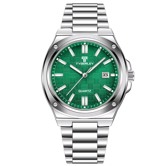 Montres pour hommes 2026, marque TYBERLEY, texture ajustée au froid, quartz, calendrier, lumineuses,