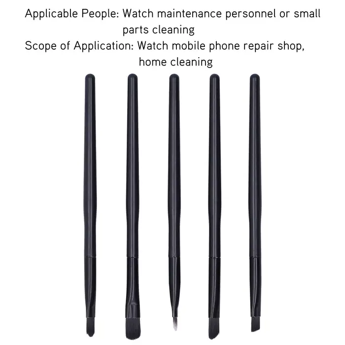 Ensemble de brosses de nettoyage de montre souple