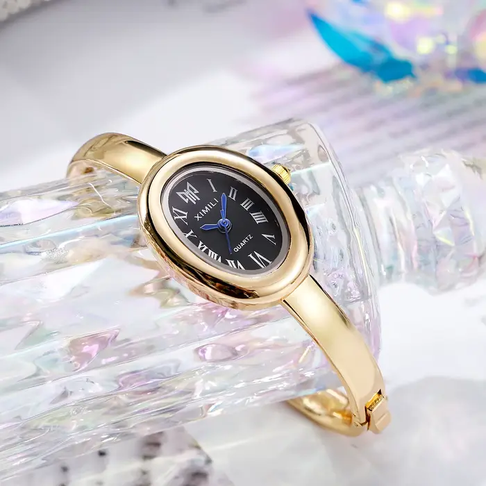 Montre Quartz Luxe Femme Sport Argent Acier Étanche Occasions Spéciales Robe Entrainement Soirées