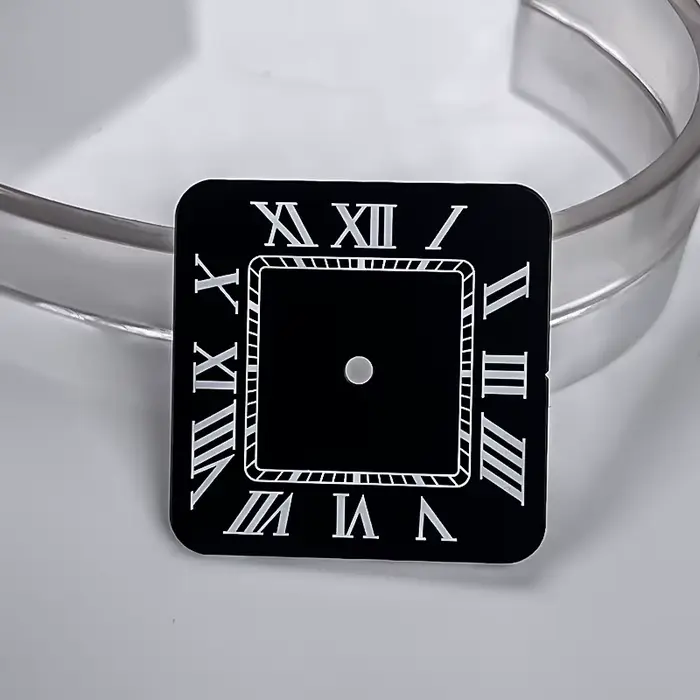 Kit de modification de montre Santos Inspired : boîtier carré de 38 mm + bracelet en acier inoxydabl