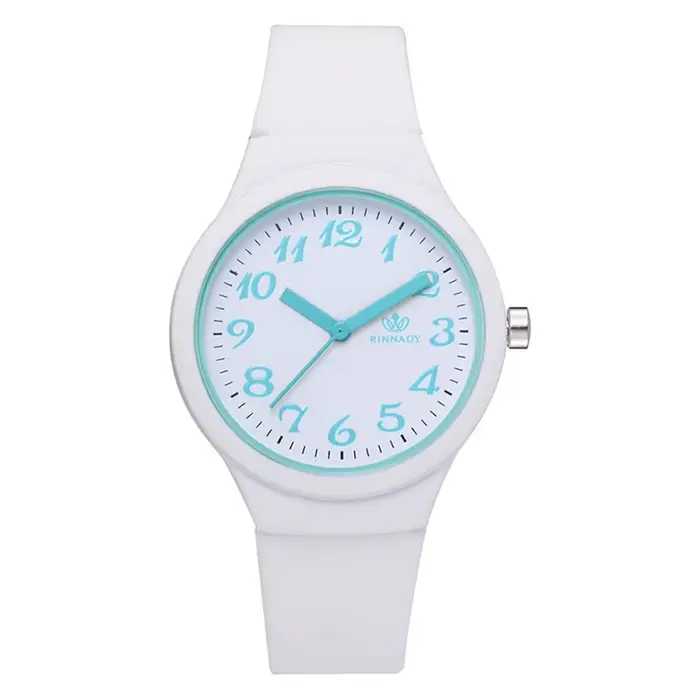 Montre-bracelet à quartz avec bracelet en silicone pour femme élégante et casual pour diverses occasions et cadeaux spéciaux