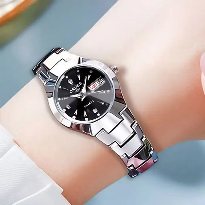 ORUSS mode Couple montre décontracté femmes hommes Quartz