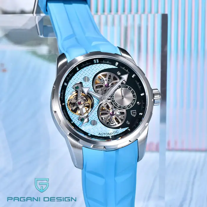 Montre squelette automatique Pagani Design pour homme