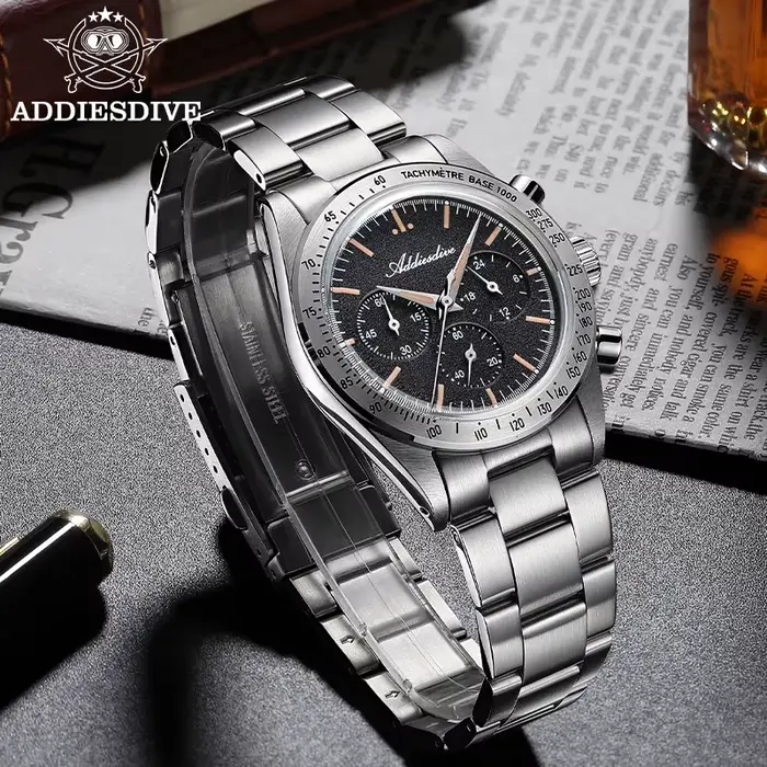 ADDIESDIVE – montre chronographe de course Vintage pour hommes