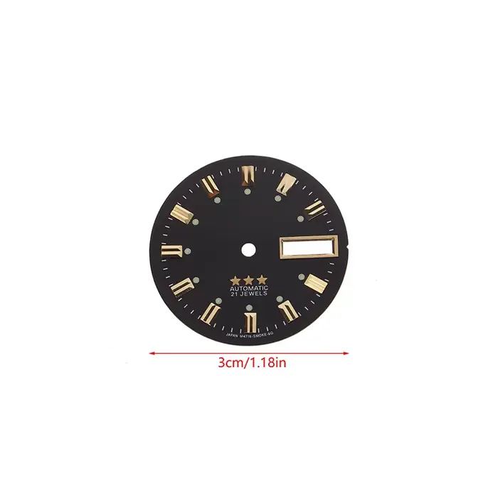 Pièces de montre vintage à personnaliser : cadran à 3 étoiles