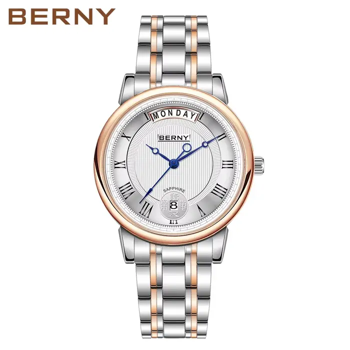 BERNY montre à Quartz pour femmes mouvement VJ45