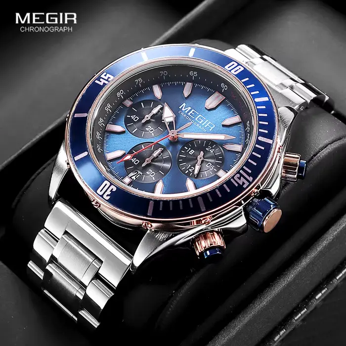 Montre de bureau MEGIR pour homme