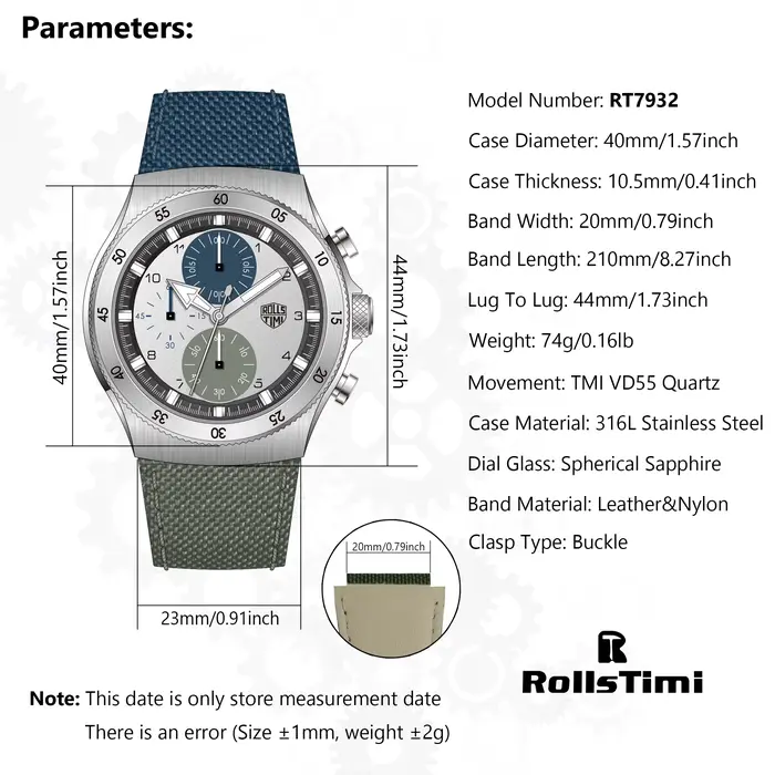 Montres pour hommes RollsTimi 2026