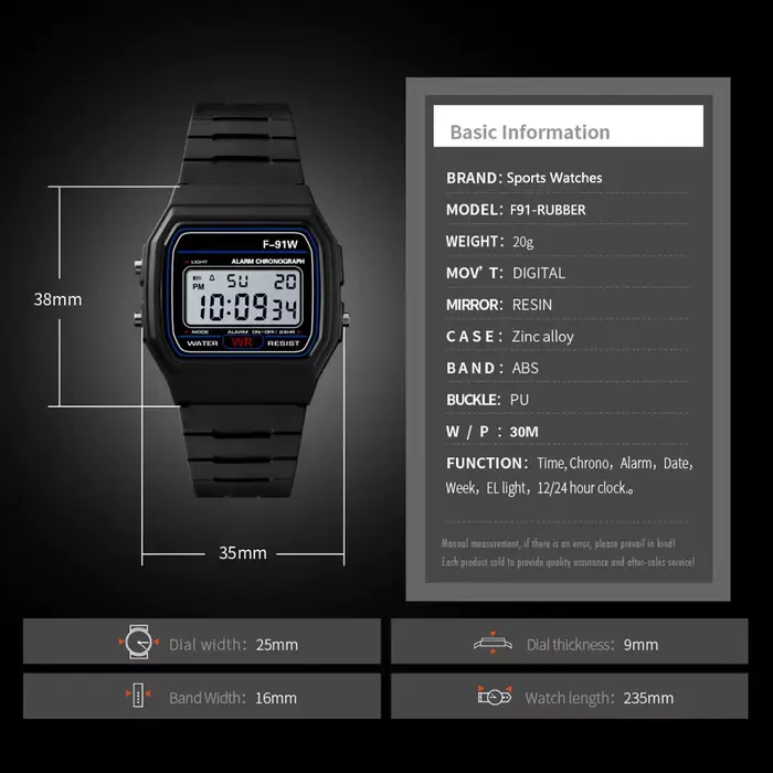 Hommes de luxe analogique numérique militaire armée Sport LED étanche poignet enfants montre