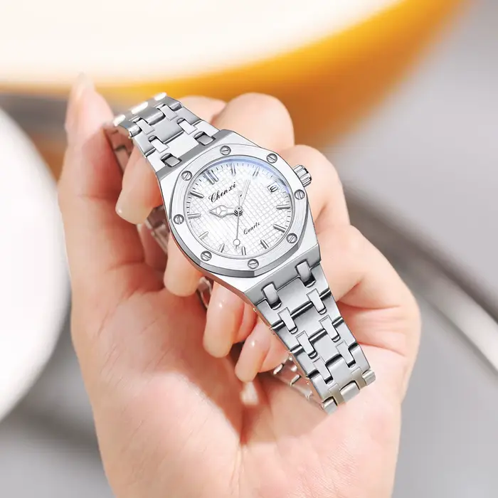 Montre en acier inoxydable pour femmes
