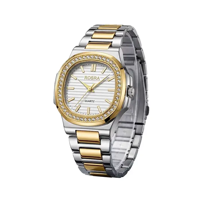 Montre classique noire pour femmes et hommes