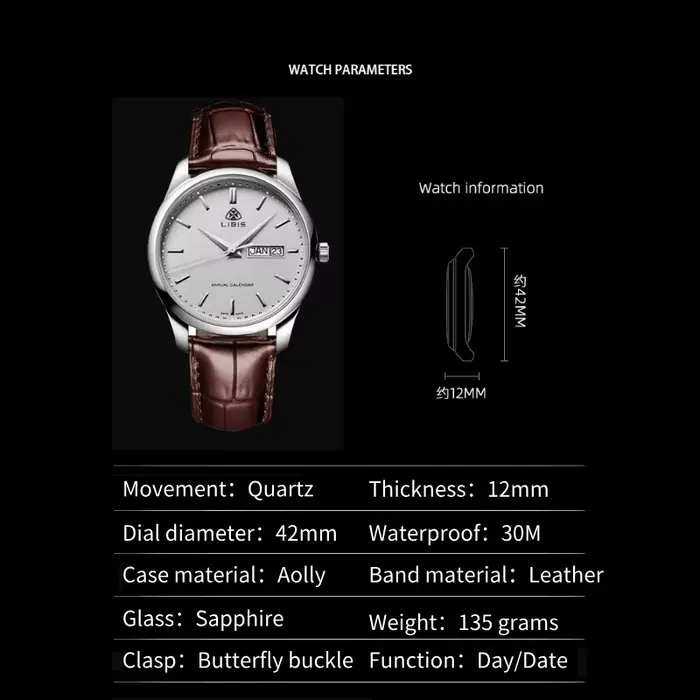 Montre à Quartz pour Homme