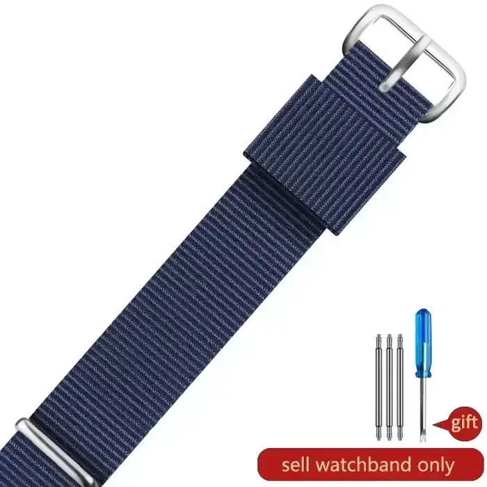 Montre carrée en nylon souple pour Daniel DickSmall, série de petites montres vertes, bracelet respi
