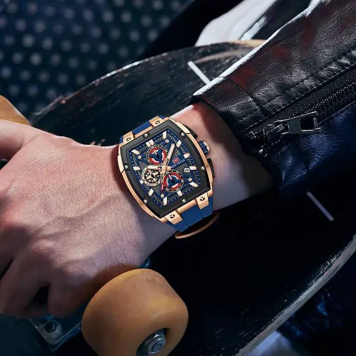 Montre à quartz multifonctionnelle chronographe FOCUS 0602G