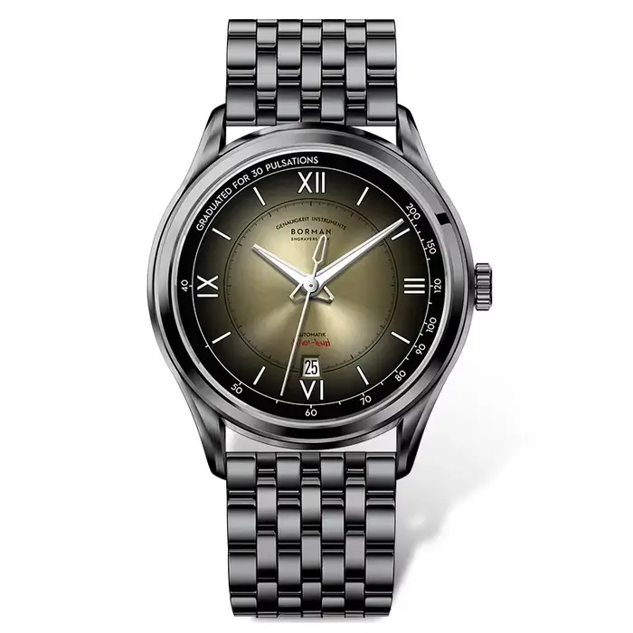 BORMAN BM3878 montre supérieure nouveau 41.5 luxe hommes automatique mécanique montres