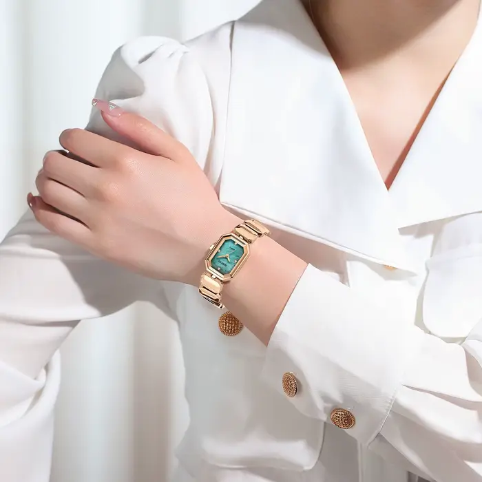 Montre NIBOSI en acier inoxydable simple et élégante pour femmes occasions spéciales romantique cadeau quartz robuste