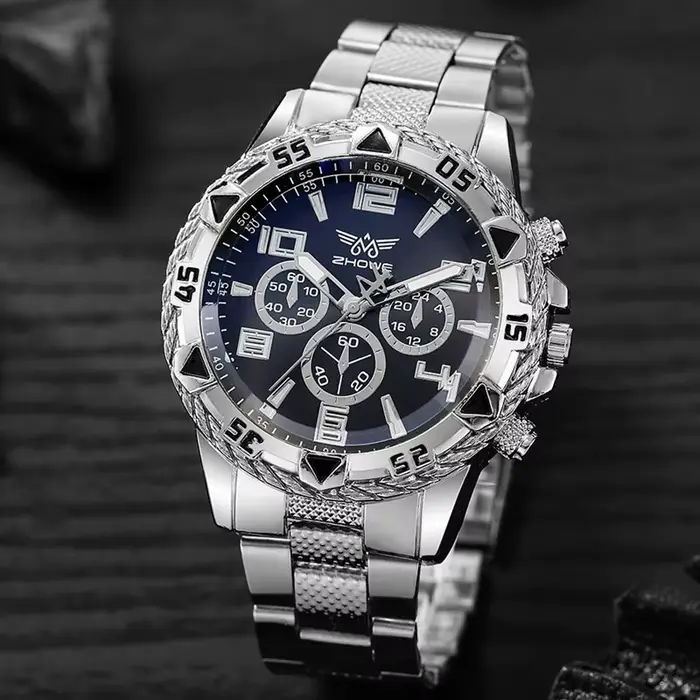 Montre TVK homme quartz élégante résistante aux chocs pour affaires et sport occasions spéciales