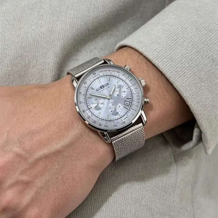 Montre Chronographe Rétro de Luxe pour Homme Zeppelin 2026 - Édition Commémorative Classique Automat