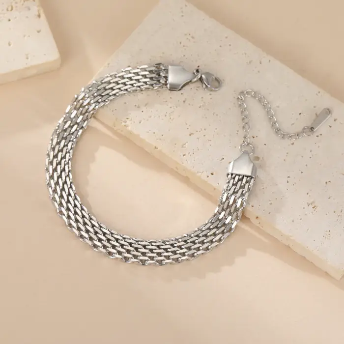Cazador – Bracelet tendance en maille pour femmes