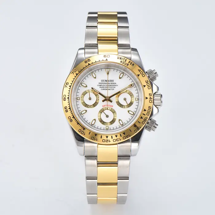 Montre de luxe série OUMASHI-DTN pour homme VK63, verre saphir, mouvement VK63, montre à quartz à tr