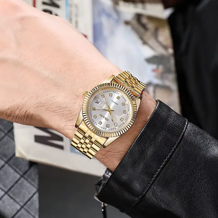 Livraison directe 2020 produits les plus vendus montres à Quartz pour hommes en acier marque de luxe de qualité supérieure zegarek meski relógios masculino