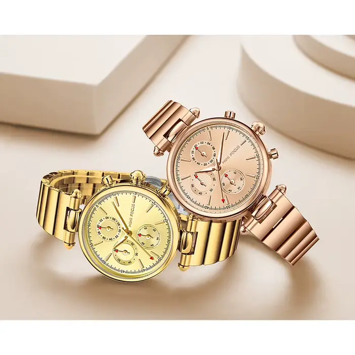 Mini Focus-Montre classique à quartz pour femme
