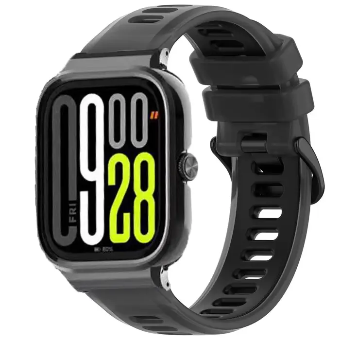 Bracelet en Silicone + cadre métallique pour montre intelligente Redmi 4/5, coque de protection avec