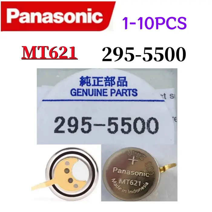 1 ~ 10 pièces Panasonic 295-5500 MT621 295 5500 295-55 MT-621 MT 621 Eco Drive montre batterie solai