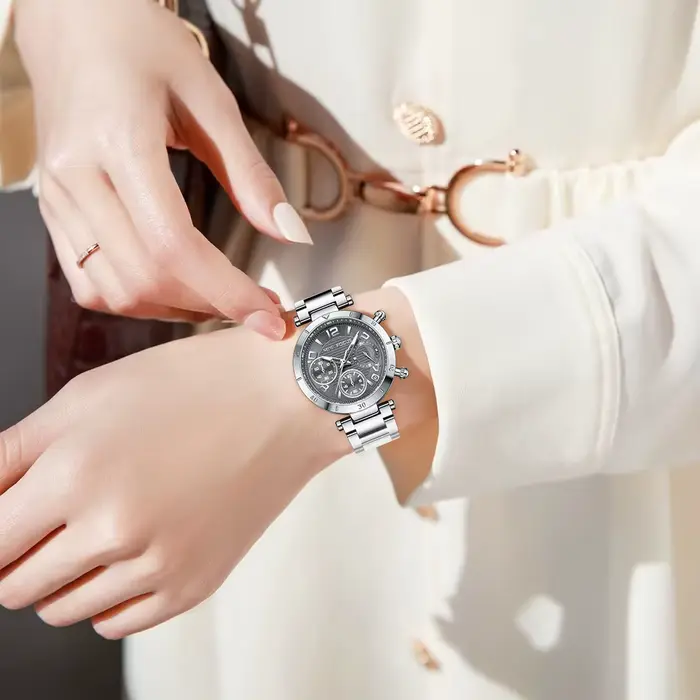 Montre femme MF0489, acier inoxydable