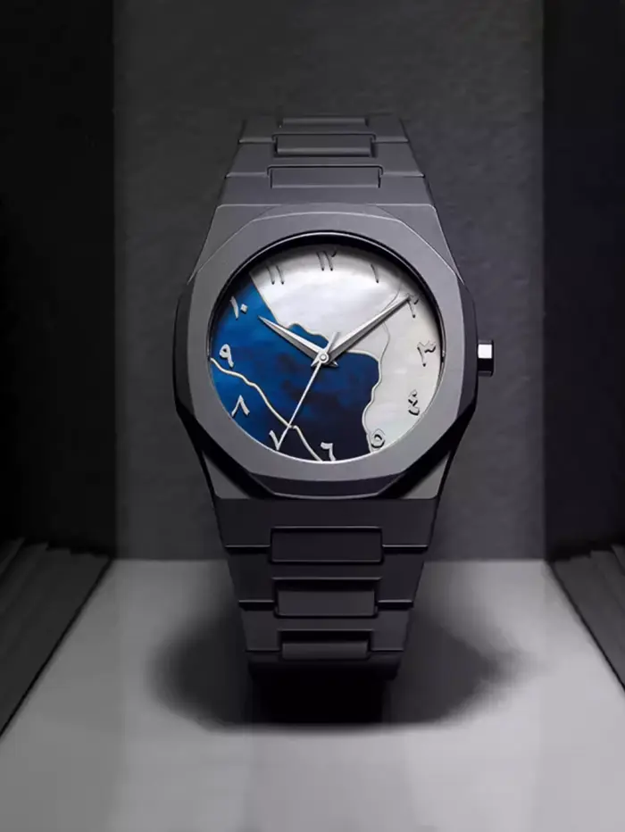 LUCKYFOXNew montres haut de gamme tendance pour hommes graffiti art montres à quartz
