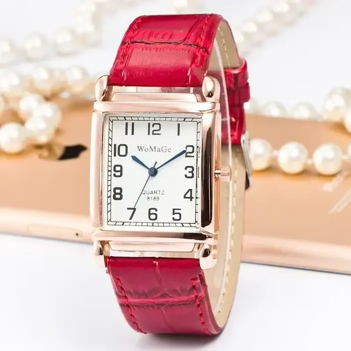 Montre TINUORA en acier inoxydable pour femme, élégante et résistante à l'eau, idéale pour les occasions spéciales et le quotidien