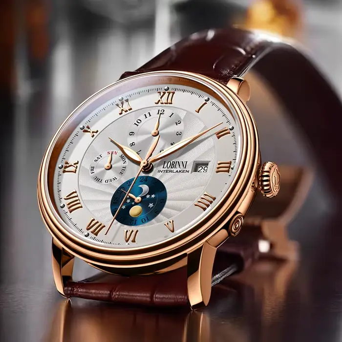 LOBINSettlement-Montre-bracelet de marque de mode pour hommes