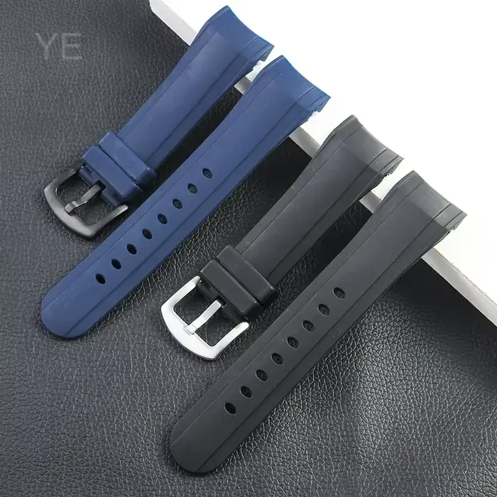 Bracelets de montre en silicone durable pour série de chronométrage de course