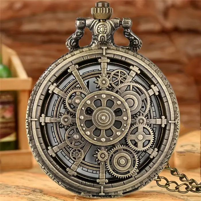 Montre de poche à Quartz en Bronze