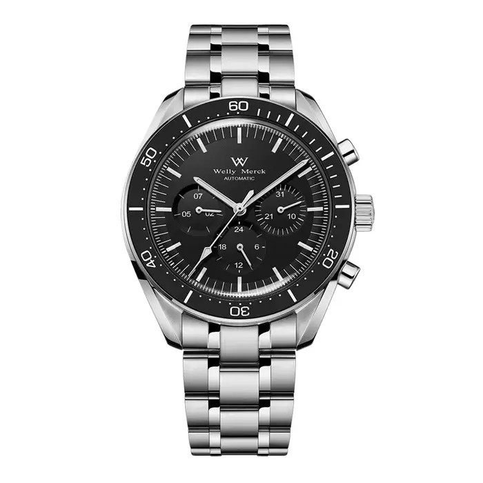 WM montre automatique montre mécanique 200M étanche décontracté classique affaires Welly Merck homme