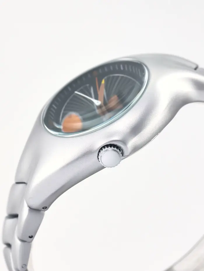 Alien Twist – montre originale déformée Y2K pour hommes
