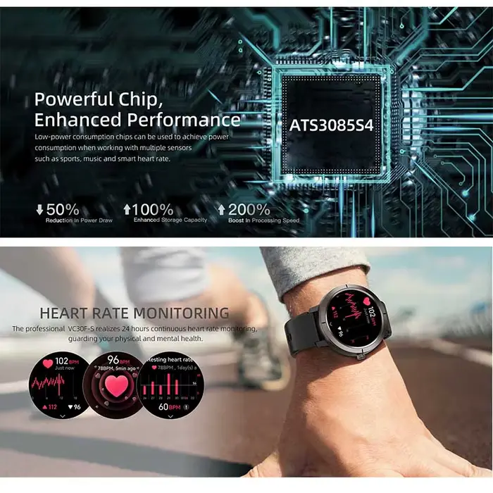 Montre connectée GPS 2026 AMOLED 1.32 HD avec appels Bluetooth, 170 modes sportifs, bracelet interchangeable pour homme et femme occasions spéciales