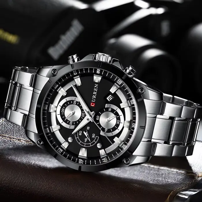 CURREN hommes montres haut tendance marque de luxe affaires automatique Date montre
