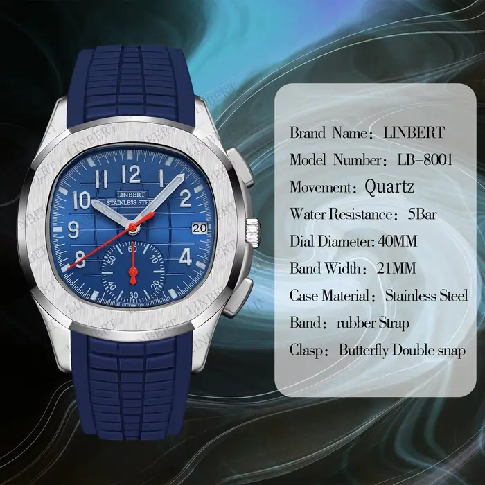Montre de sport à quartz étanche pour homme
