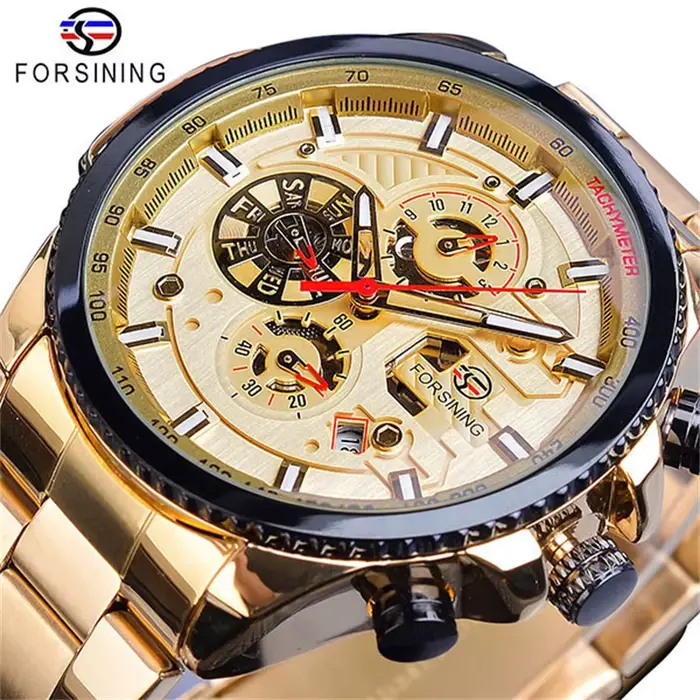 Montre mécanique automatique pour homme – Design squelette élégant