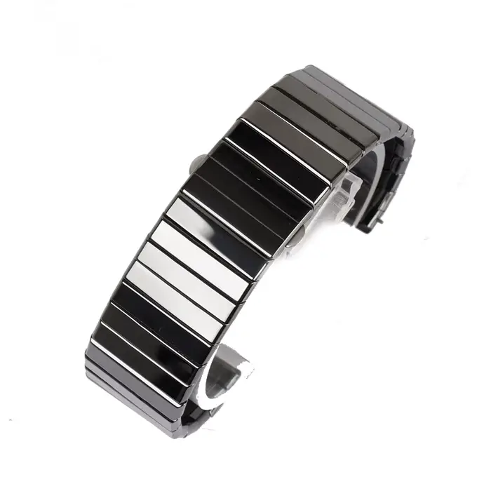 De Qualité supérieure En Céramique Bracelet De Remplacement pour Rado DIAMASTER Série Noir Chaîne De Montre homme 27mm